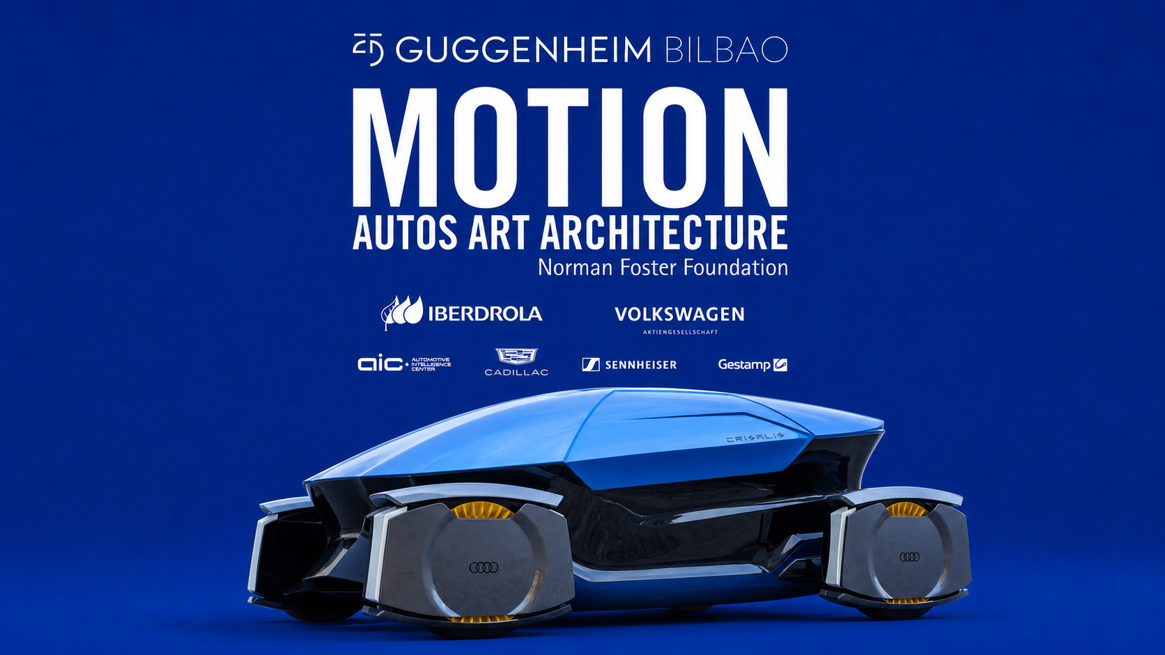 Audi Crisalis exhibited for Motion Autos Art Architecture at Guggenheim Bilbao