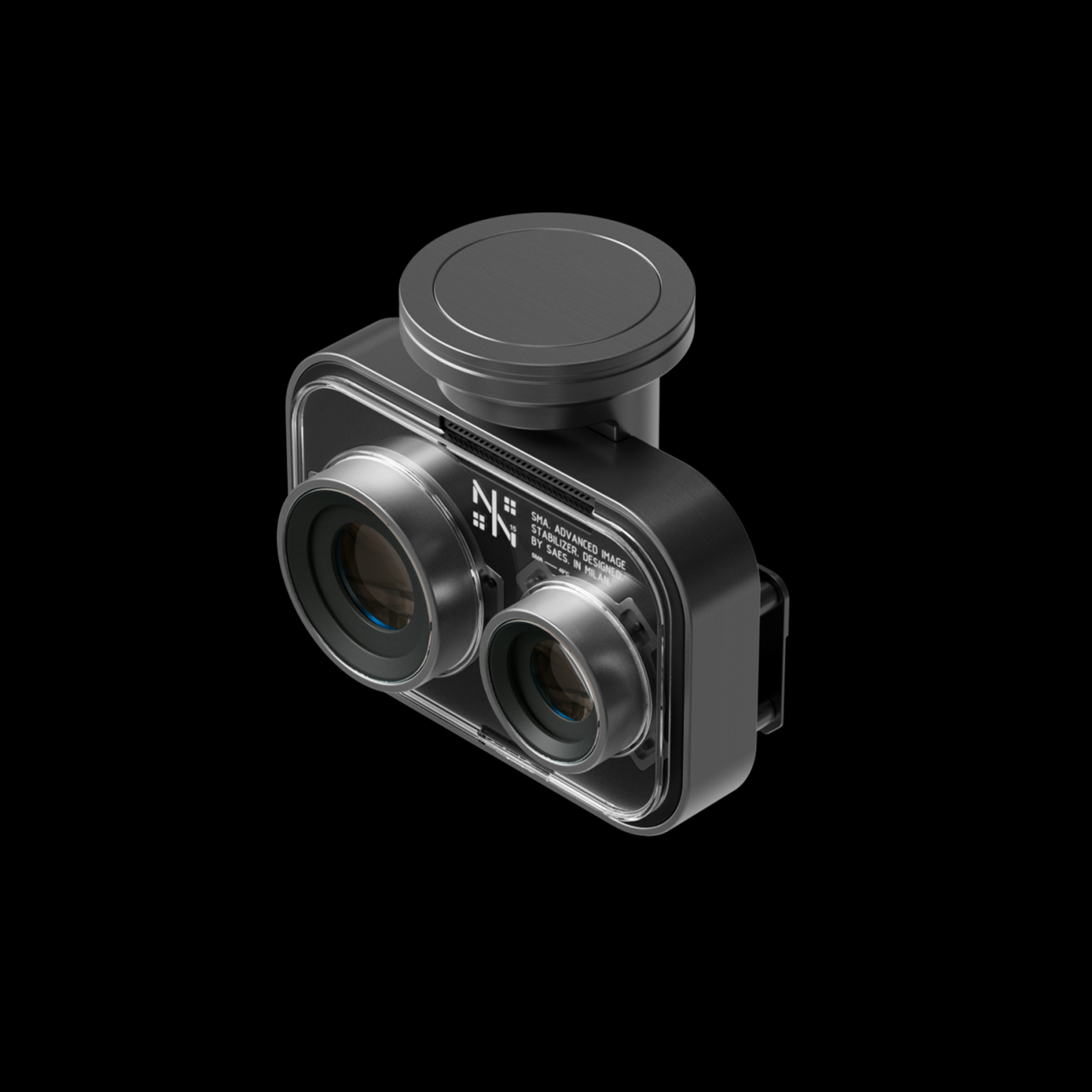 Dual-lens camera and stabilization module designed for the P11 Emeth drone