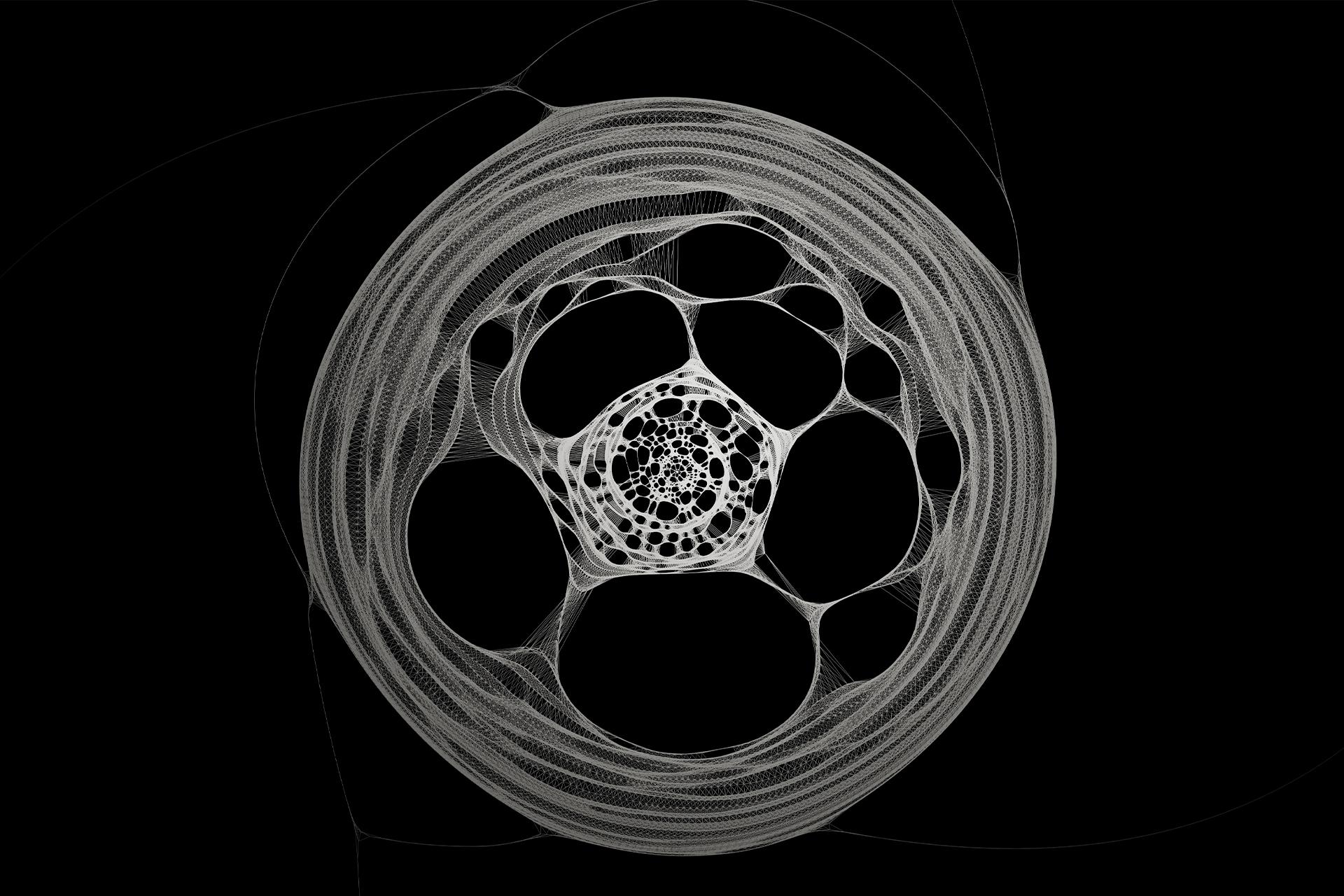 Fabric Structures complex layered connections in space