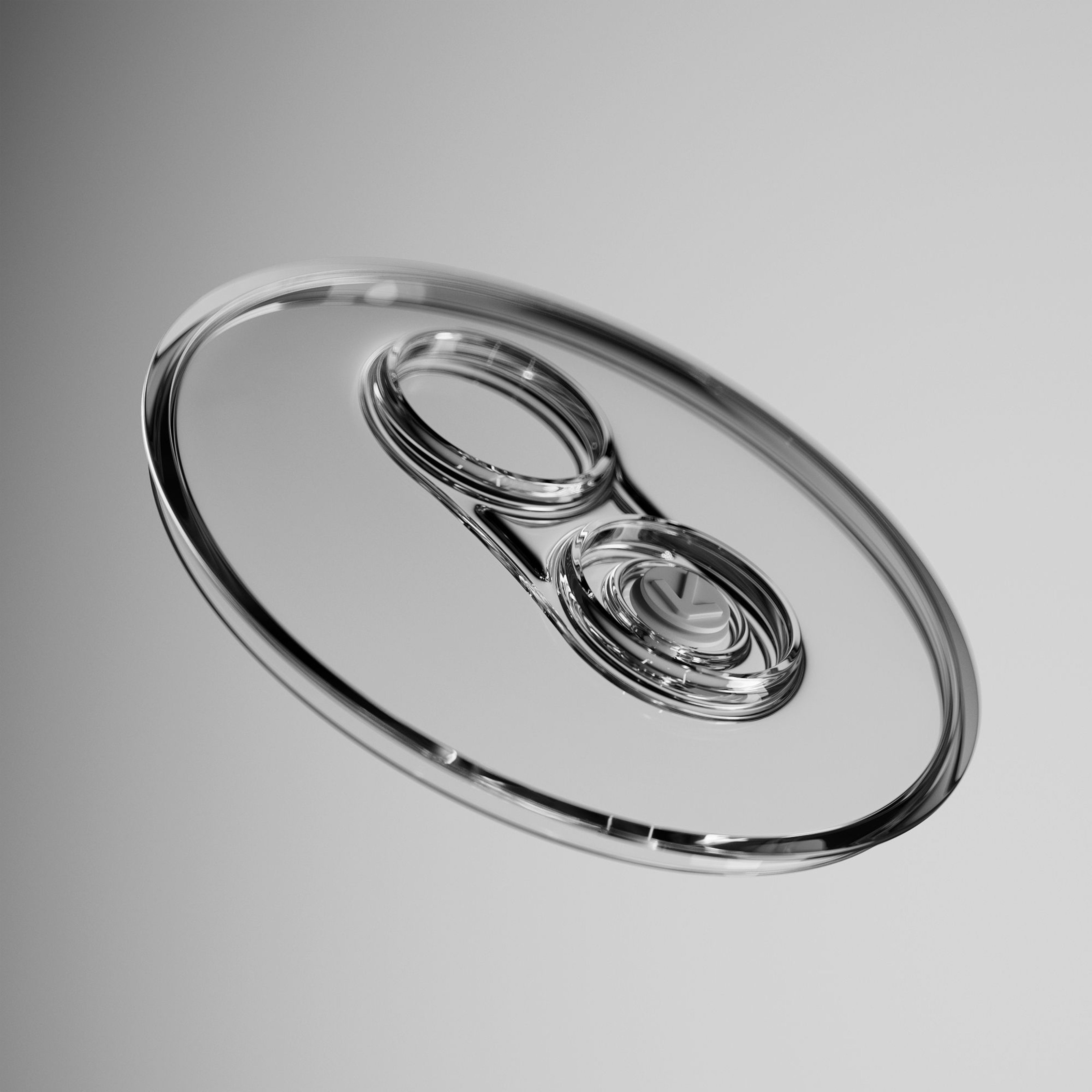 Detail study of the dual-interface lid, combining vacuum connection and pressure-release functions.
