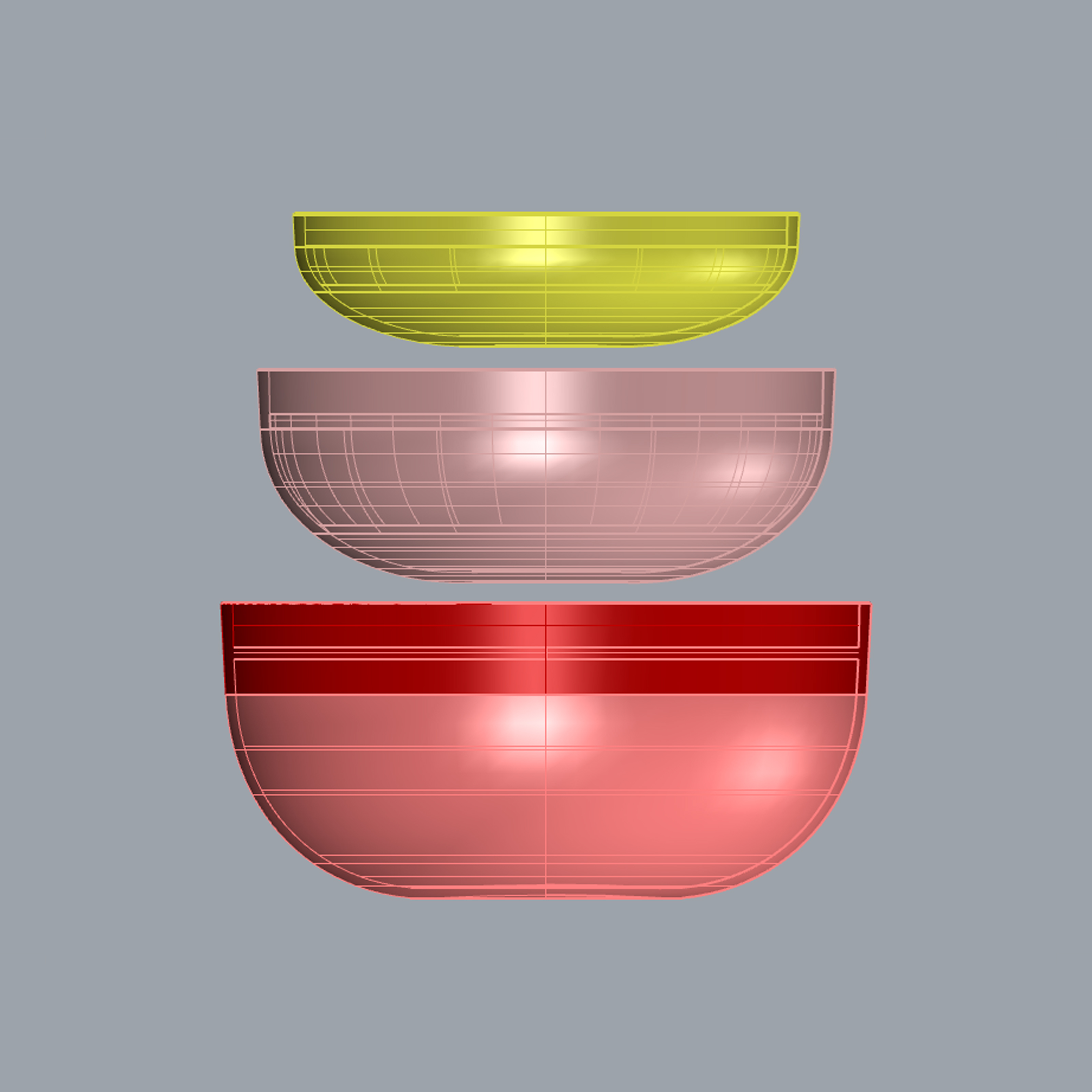 Vacuum Bowls combining Japanese restraint with Roman proportions.