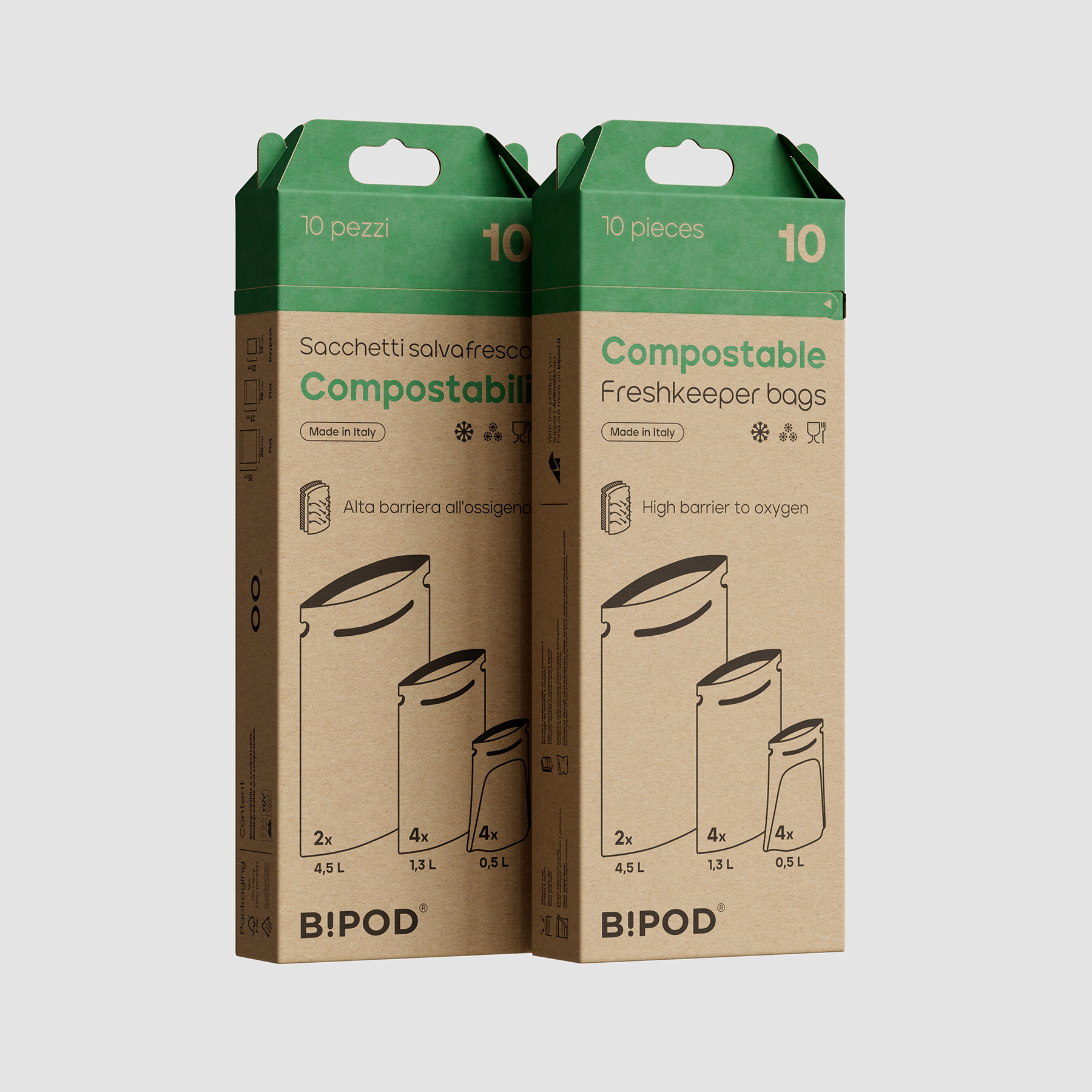Compostable Food Bags — consumer product design by Filippo Batavia