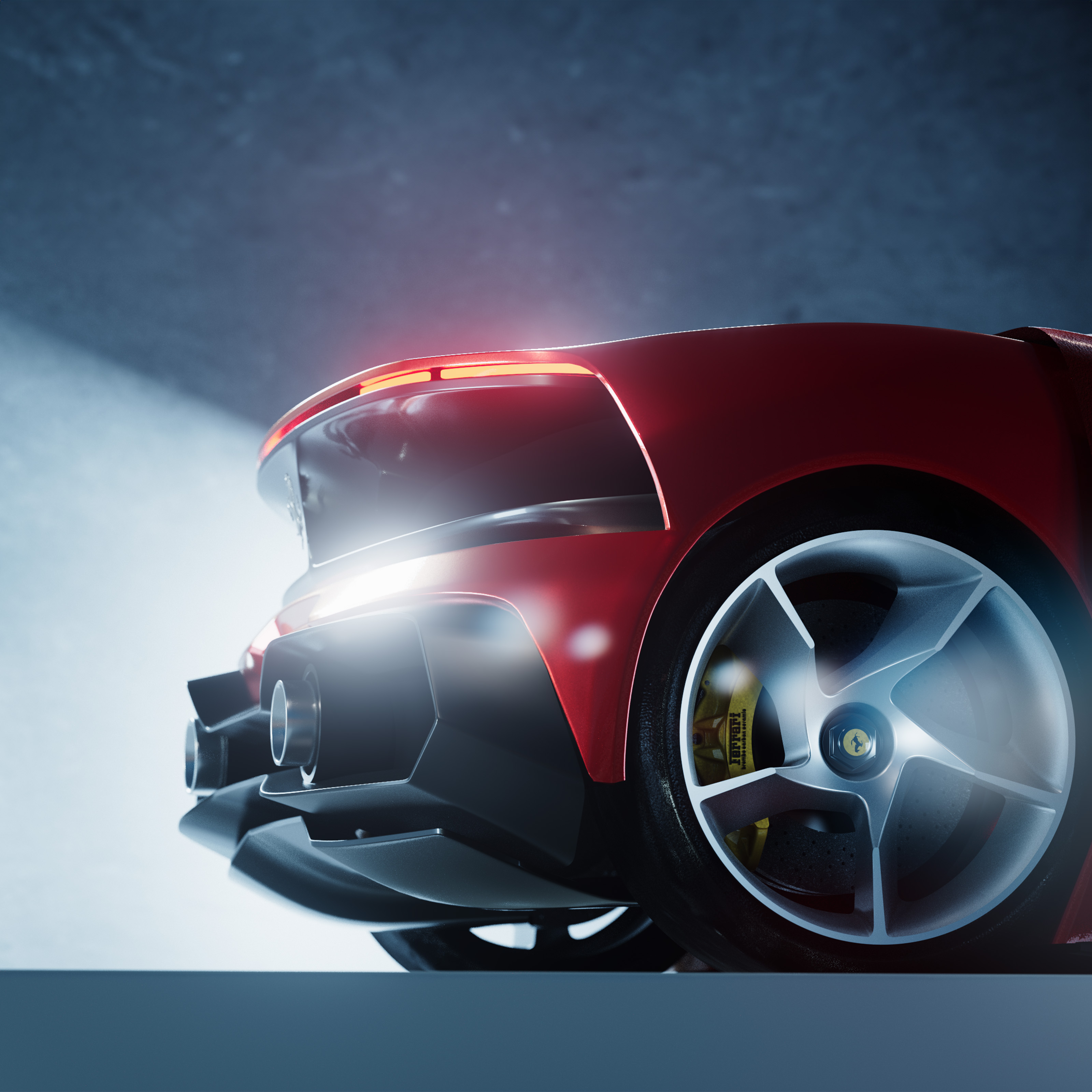 Dino 806 GT — automotive design by Filippo Batavia